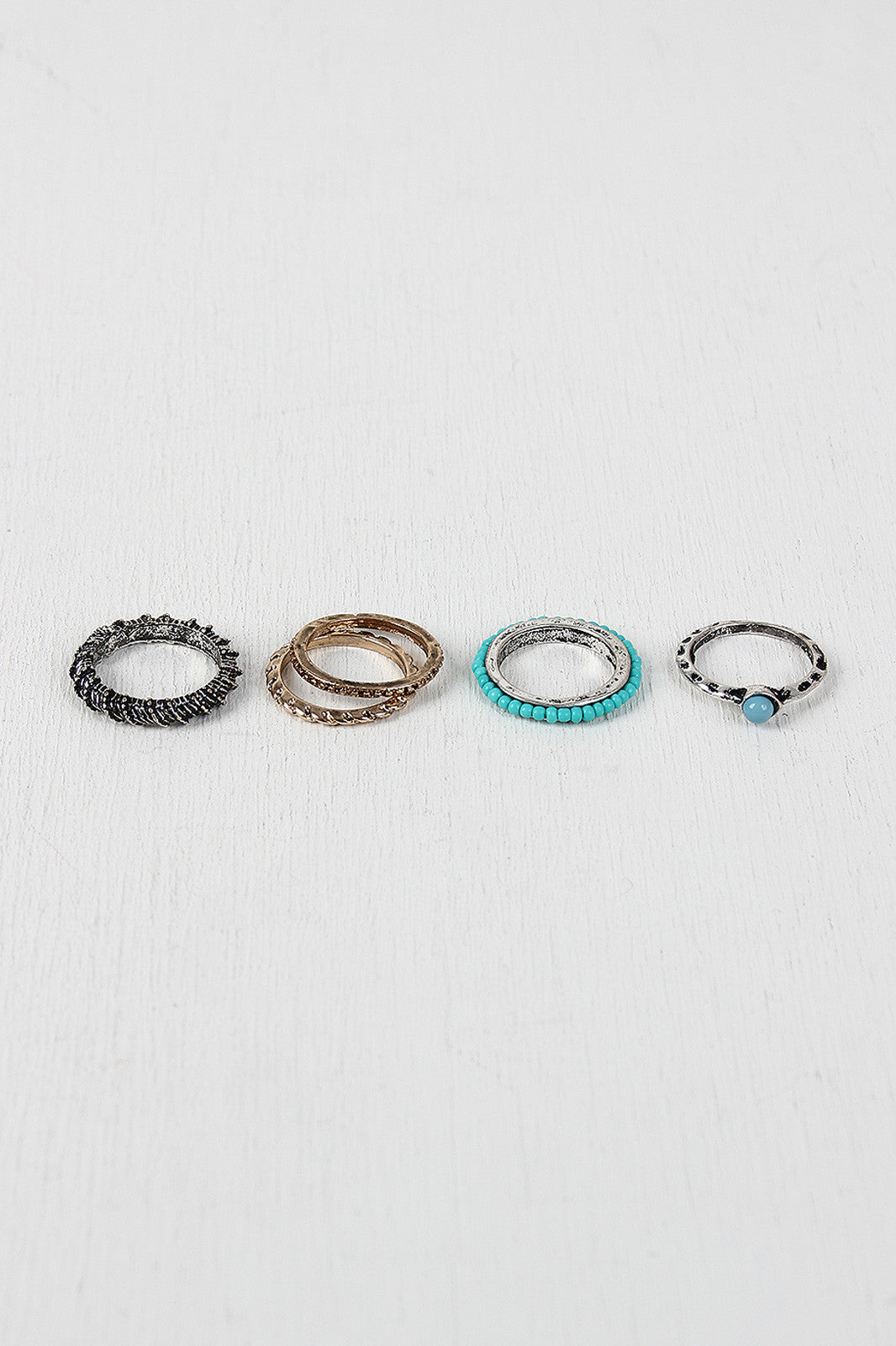 Wave Rings Set