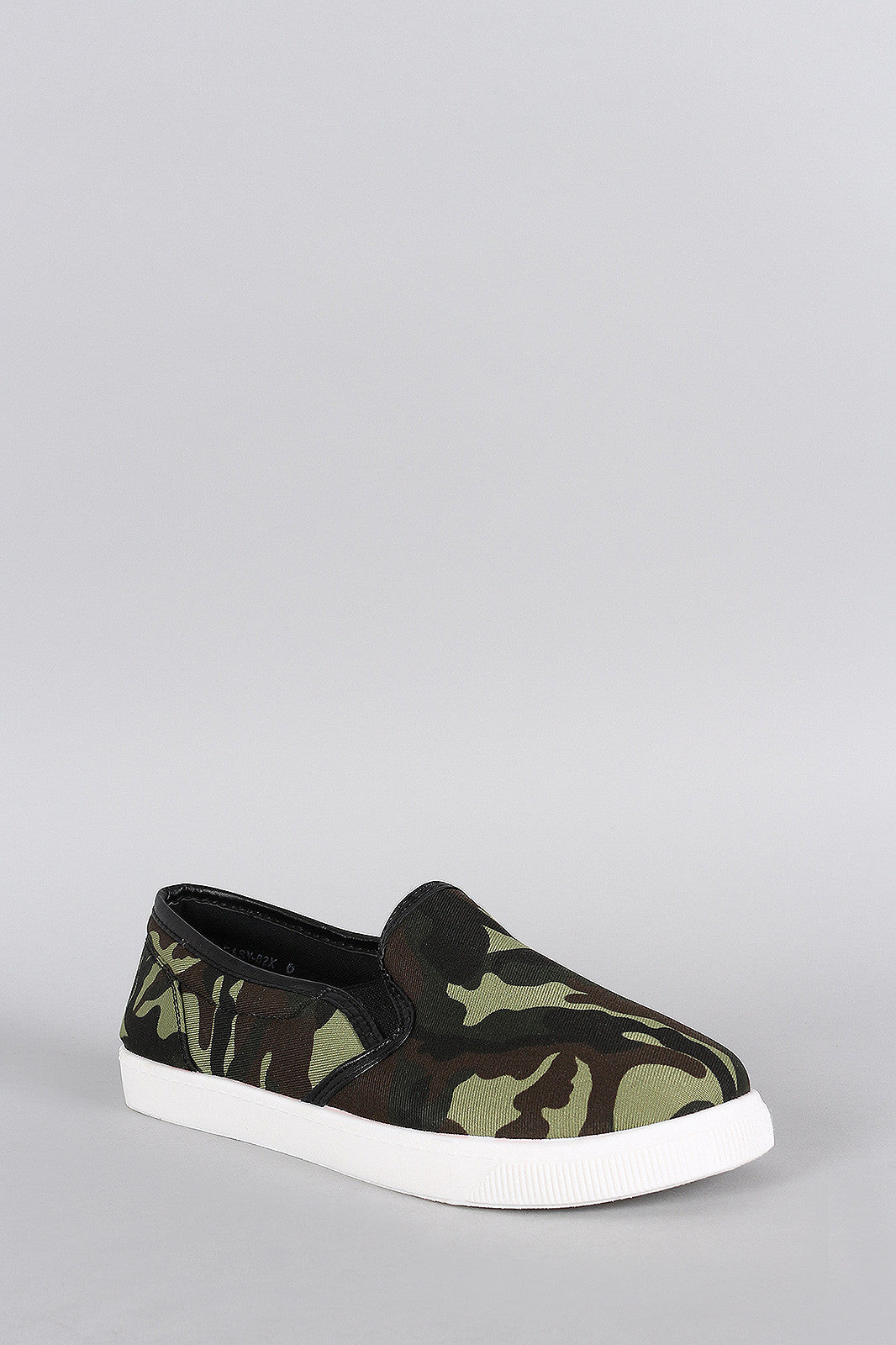 Bamboo Camouflage Slip On Sneaker