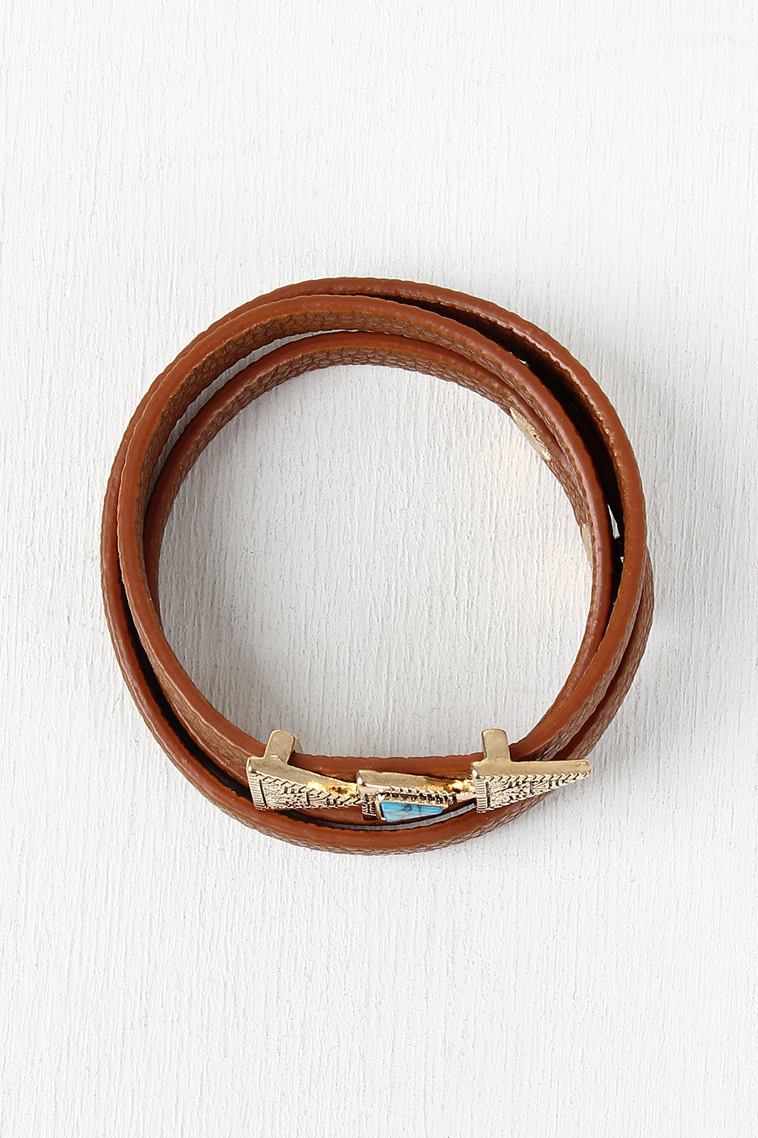 Aztec Triple Triangle Wrap Bracelet