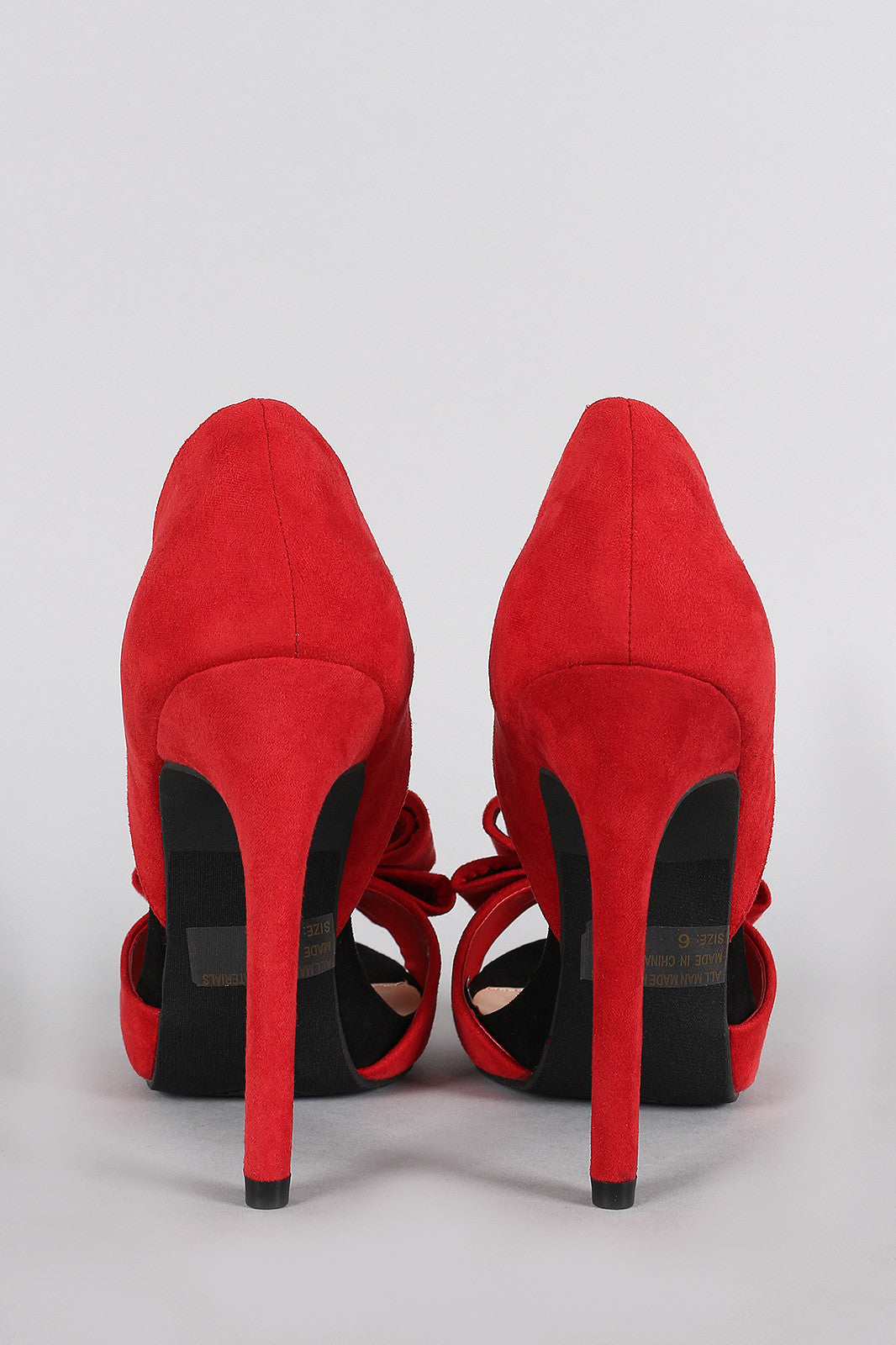 Wild Diva Lounge Lush Bow Dorsay Pump