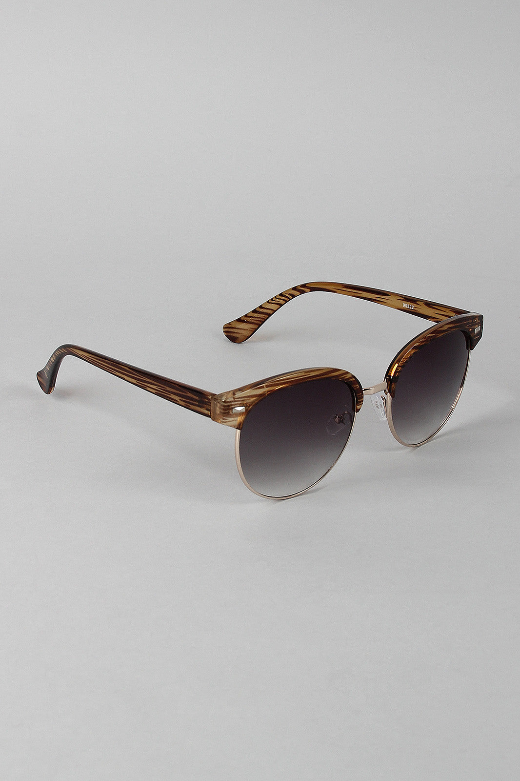 Round Clubmaster Sunglasses