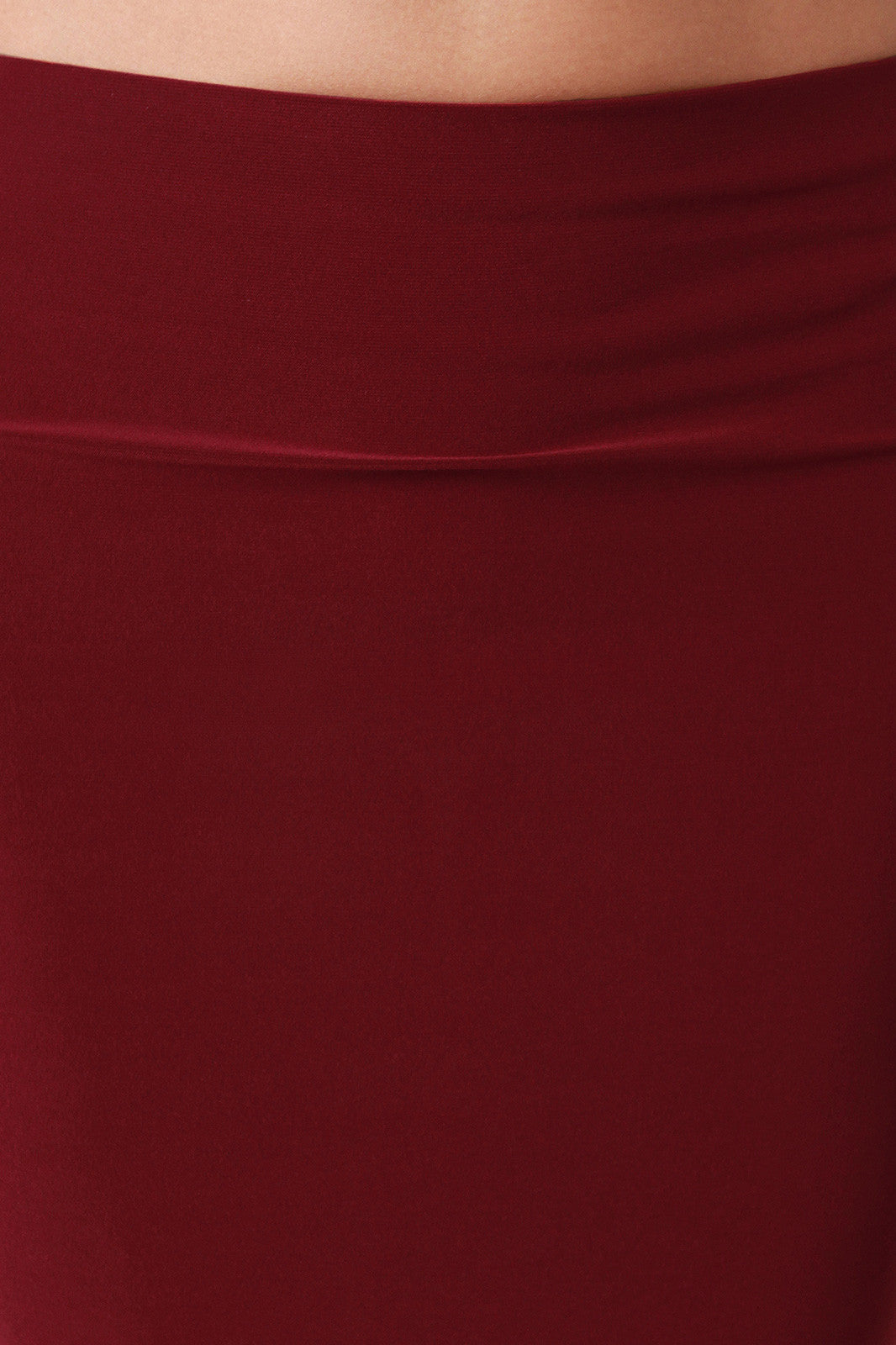 Stretchy Midi Pencil Skirt