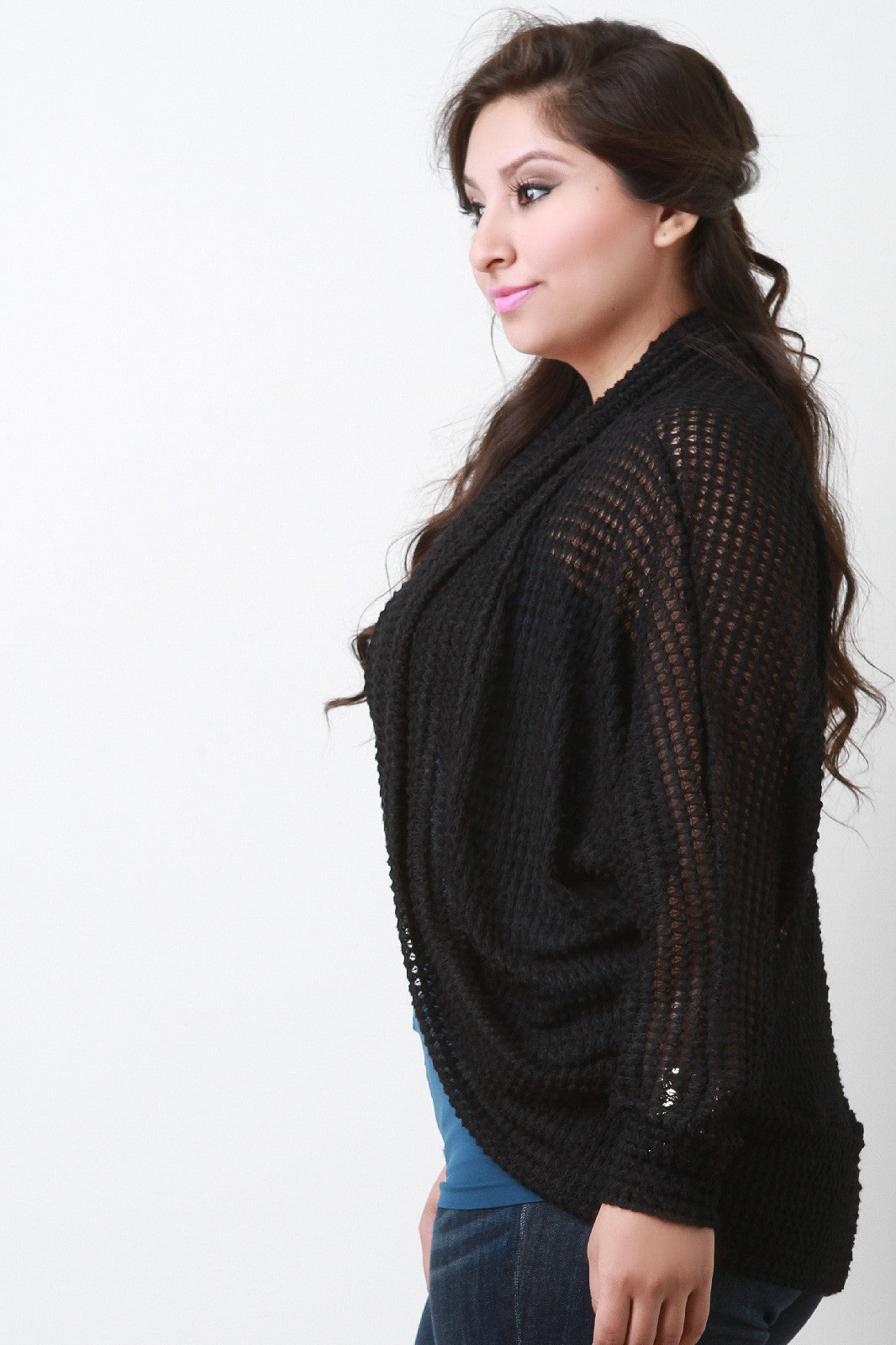 Loose Knit Dolman Cardigan