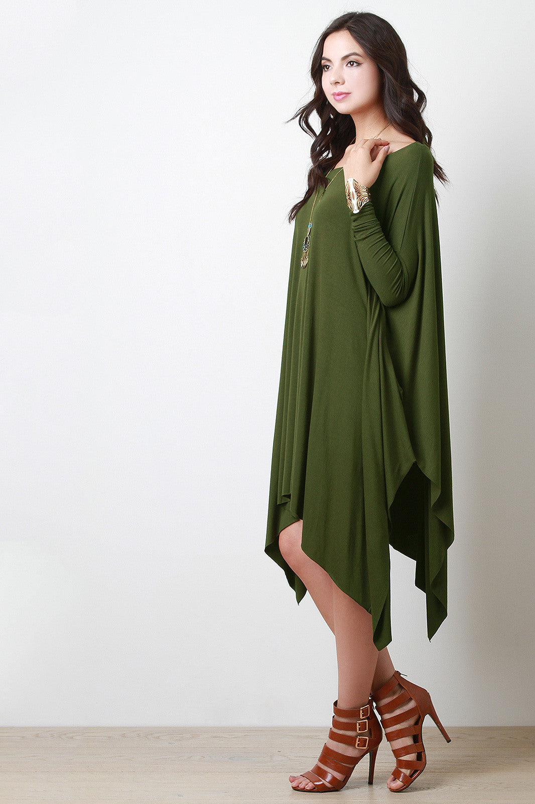 Sharkbite Jersey Knit Trapeze Dress