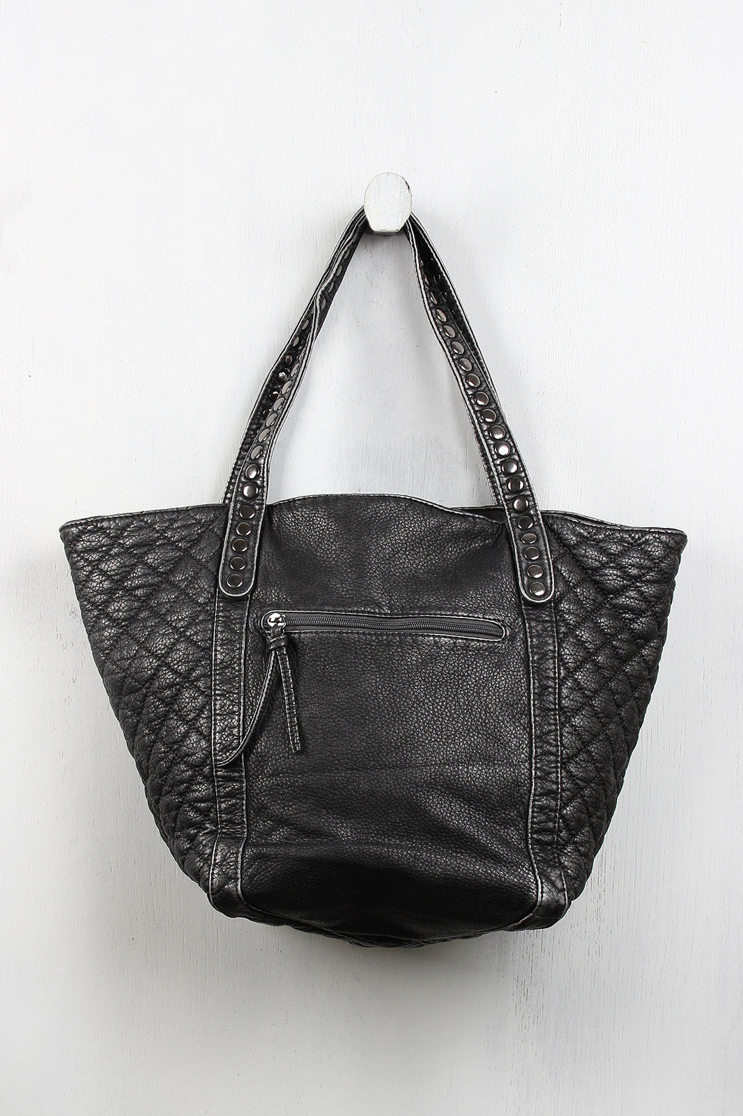 Quilted Metallic Leather Bag