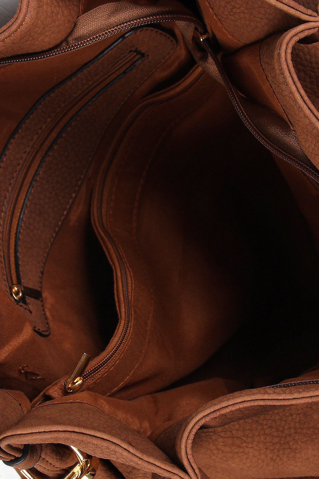 Pebbled Vegan Leather Carryall Bag